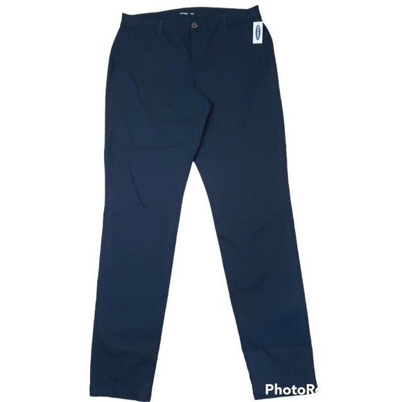 Old Navy ~Size 14 Tall (14 Grand Alta Tinggi)~ Blue Skinny Pants Stretch NEW. - Picture 1 of 12
